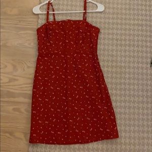 Red floral Hollister dress